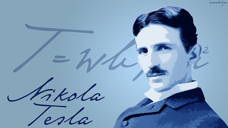 Nikola Tesla, scienziati, Sfondo HD