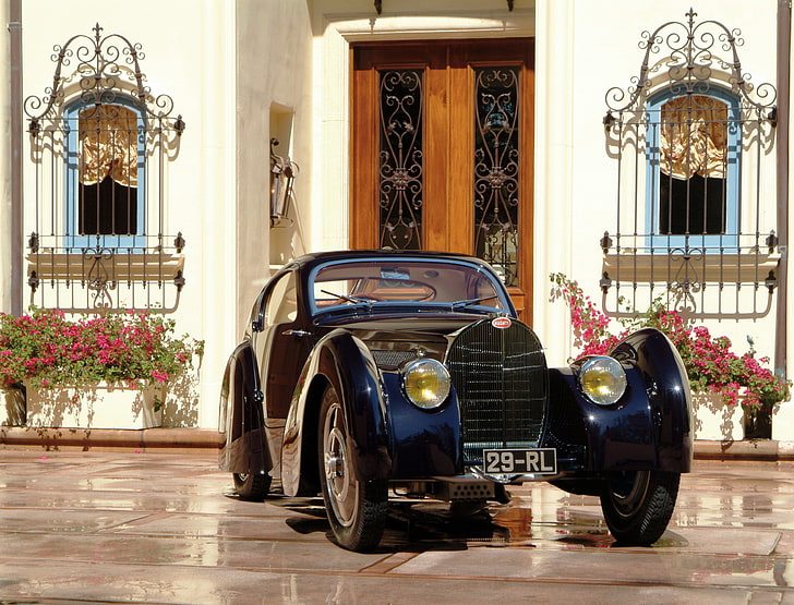 Bugatti, mobil, mobil, Coupe, klasik, 1931, Dubos, Tipe 51, Wallpaper HD