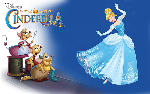Char Mice And Cinderella Dance Walt Disney Desktop Wallpaper Hd за мобилни телефони и лаптопи 3840 × 2400, HD тапет HD wallpaper