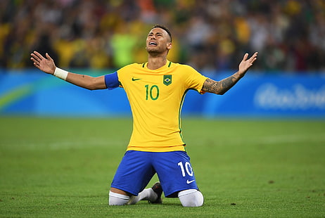 Futbol, ​​Neymar, Brezilya, HD masaüstü duvar kağıdı HD wallpaper