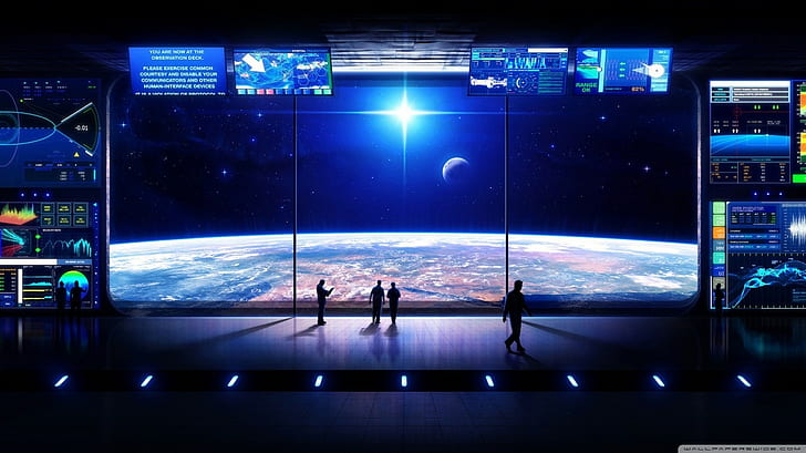 planeta en el espacio exterior papel tapiz digital, espacio, Fondo de pantalla HD