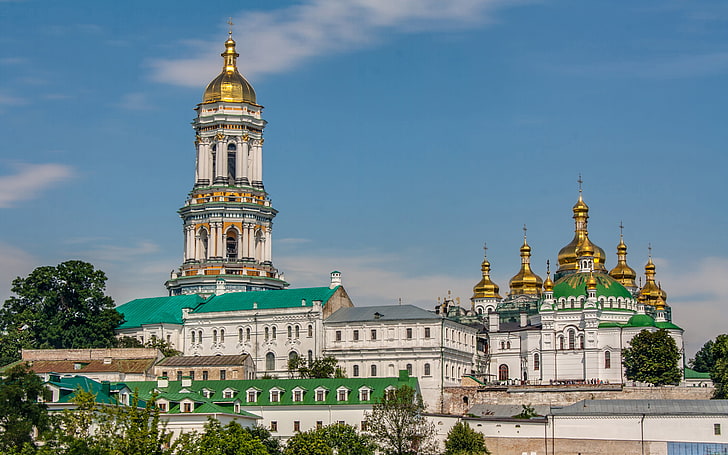 Kiew, Ukraine, Panorama, Kiewer Höhlenkloster, Religion, Orthodoxie, Architektur, HD-Hintergrundbild