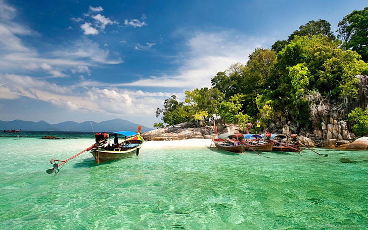Railay Beach Thailand วอลล์เปเปอร์ภาพล่าสุด 72014, วอลล์เปเปอร์ HD