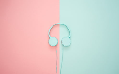  Music, Headphones, Minimalist, HD wallpaper HD wallpaper