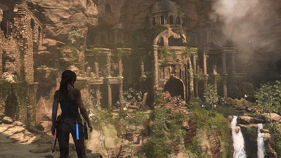 Tomb Raider, Rise of the Tomb Raider, Lara Croft, วิดีโอเกม, ภาพหน้าจอ, วอลล์เปเปอร์ HD HD wallpaper