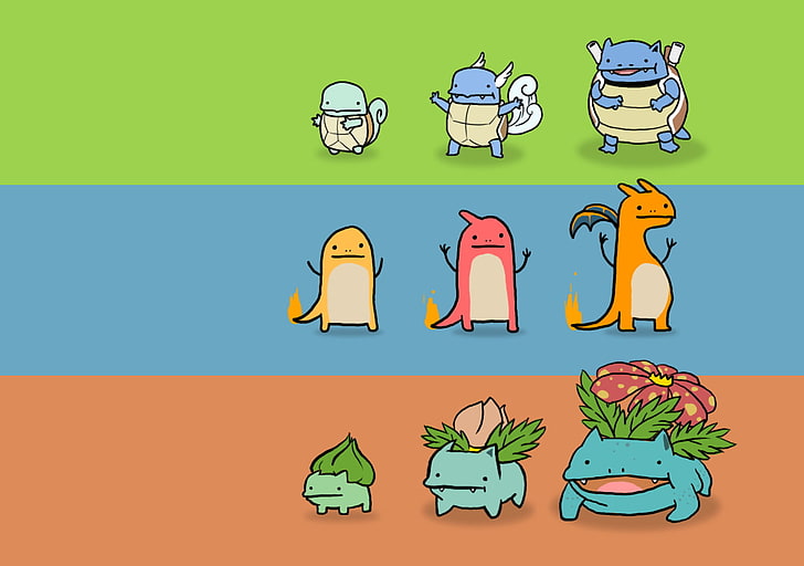 Karakter Pokemon, Pokemon, Squirtle, Wallpaper HD