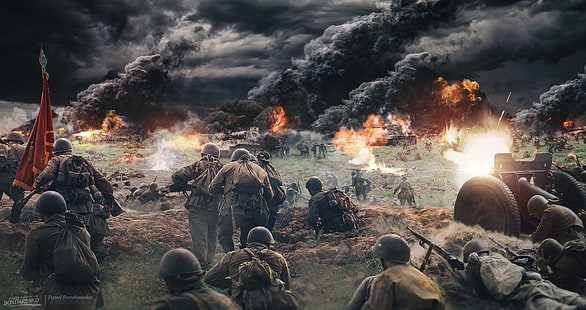 Krieg, UdSSR, Soldaten, Deutschland, Pavel Bondarenko, HD-Hintergrundbild HD wallpaper