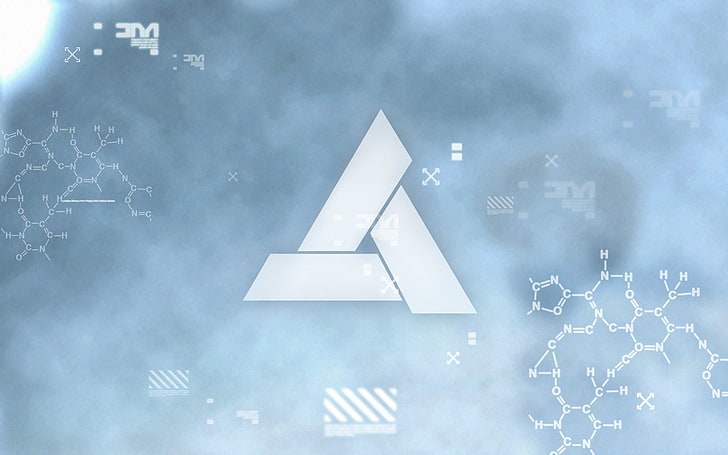 gray triangle logo, sign, assassins creed, the creed of the assassins, abstergo, HD wallpaper