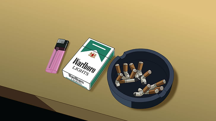 anime, cigarettes, Bienvenue au NHK, Fond d'écran HD