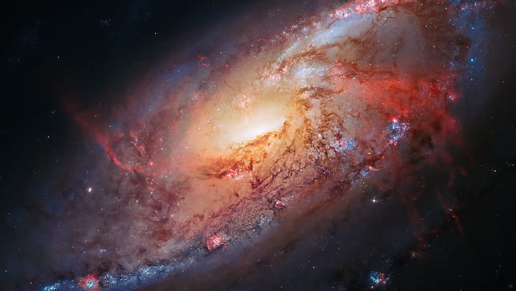 Hubble, Deep Space, space, NASA, USA, galaxy, universe, HD wallpaper