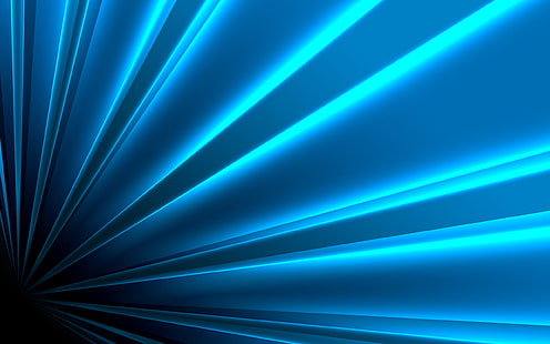 color, luz, línea, azul, franja, colores, líneas, azul creativo, Fondo de pantalla HD HD wallpaper