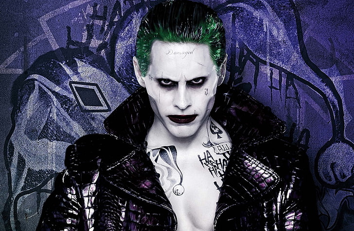 Joker HD Wallpaper, The Joker цифров тапет, Филми, Батман, Joker, отряд самоубийци, Jared Leto, HD тапет