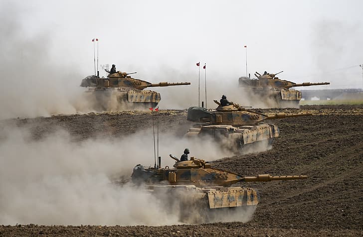 دبابة قتال رئيسية ، القوات المسلحة التركية ، القوات البرية التركية ، M60T ، صبرا ، ترقية M60 الإسرائيلية، خلفية HD