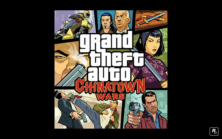auto, chinatown, grand, gta, theft, wars, HD wallpaper