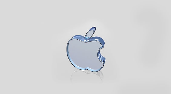 Apple Glass Logo HD Wallpaper, logo Apple, ordinateurs, Mac, Apple, verre, logo, Fond d'écran HD HD wallpaper