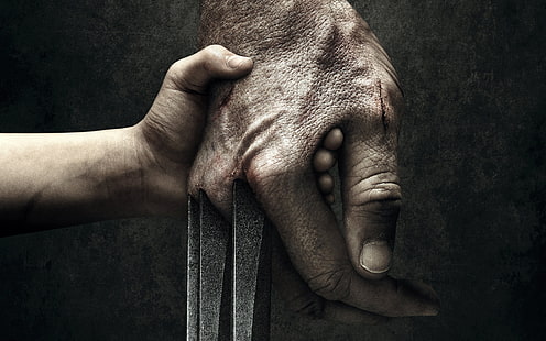 Logan, Hugh Jackman, Hände, Klingen, Filme, HD-Hintergrundbild HD wallpaper