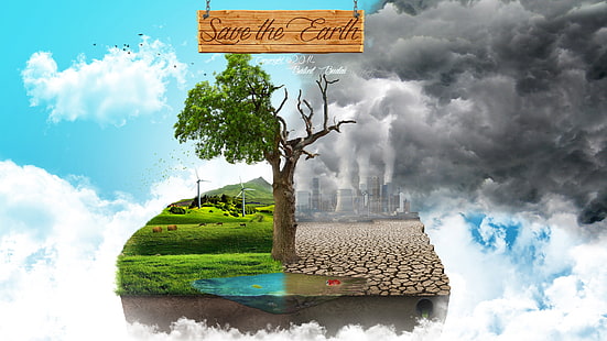environment pollution, HD wallpaper HD wallpaper