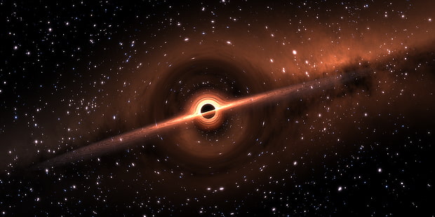 черные дыры, космос, звёзды, HD обои HD wallpaper