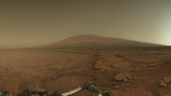 mesa de madera marrón y negra, ciencia, Marte, curiosidad, Fondo de pantalla HD