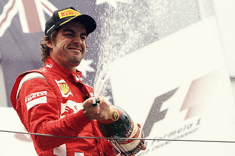 Fernando Alonso, Scuderia Ferrari, Fórmula 1, Fondo de pantalla HD HD wallpaper
