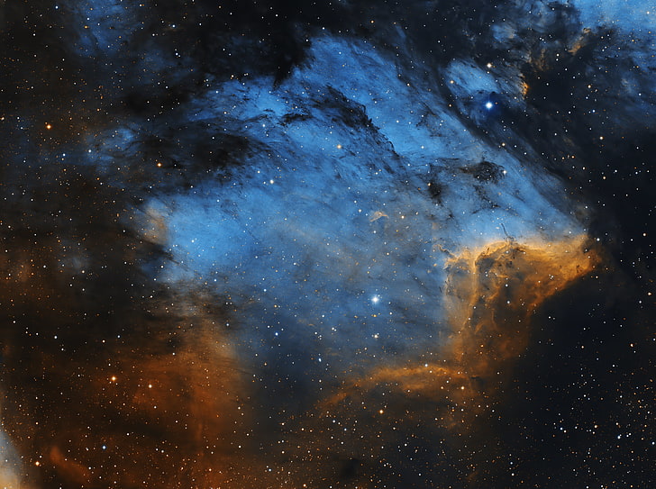 galax, Pelican Nebula, nebula, space, Cygnus constellation, HD tapet