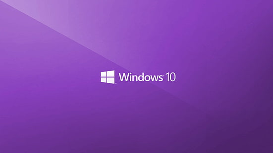 Windows 10, 미니멀리즘, 로고, 자주색, Windows 10, 미니멀리즘, 로고, 자주색, HD 배경 화면 HD wallpaper
