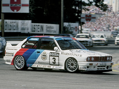 1987-93, bmw, e30, group-a, m-3, състезание, състезания, рали, HD тапет HD wallpaper