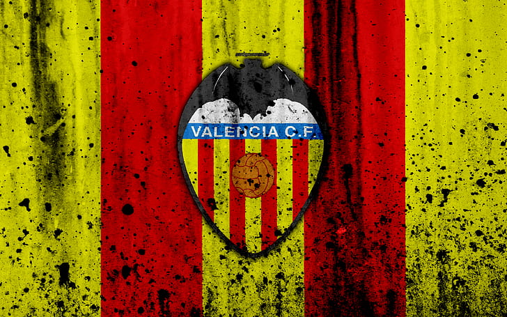 Soccer, Valencia CF, Emblem, Logo, HD wallpaper
