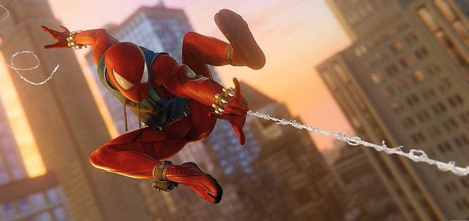 scarlet spider, spiderman ps4, gry, 2018 gry, hd, 4k, gry na ps4, Tapety HD HD wallpaper