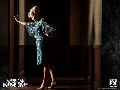 American Horror Story, mulheres, atriz, cartaz do filme, série de TV, HD papel de parede HD wallpaper