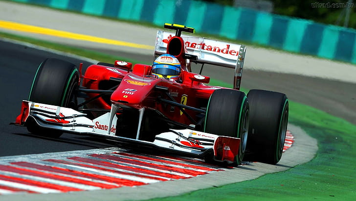 Fernando Alonso, Ferrari, bil, HD tapet