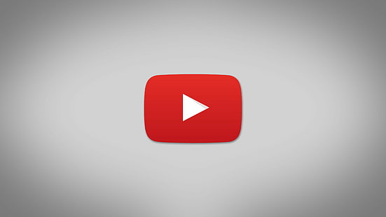 Логотип YouTube, YouTube, HD обои HD wallpaper