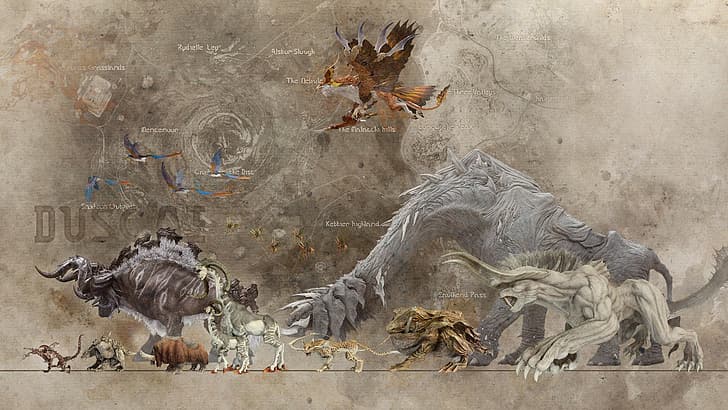 Final Fantasy XV, creature, Square Enix, JRPGs, magic, giant, HD wallpaper