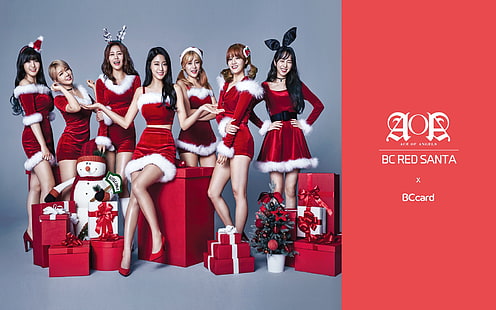 คริสต์มาส, AOA, K-pop, วอลล์เปเปอร์ HD HD wallpaper