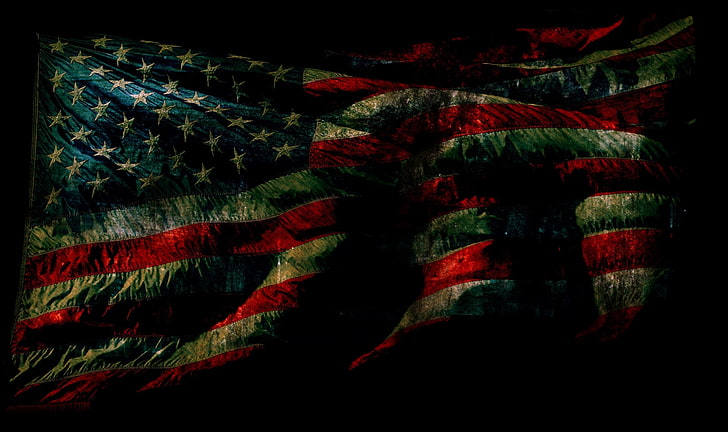 american flag computer backgrounds, HD wallpaper