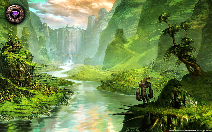 Oddworld: Abe's Oddysee, utomjordingar, videospel, Oddworld, HD tapet