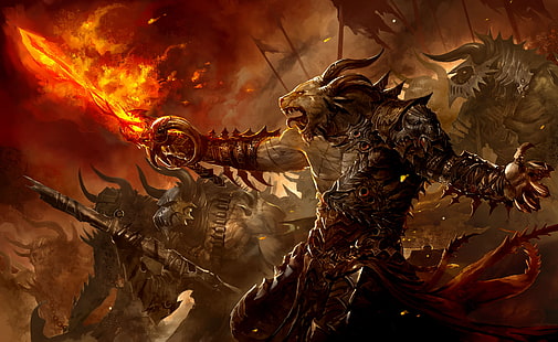 Guild Wars 2, Guild Wars, Fantasy-Kunst, Konzeptkunst, Videospiele, HD-Hintergrundbild HD wallpaper