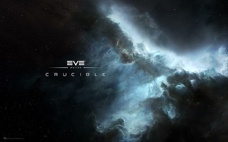 Мъглявина Eve Online HD, плакат за тигел Eve, видео игри, мъглявина, онлайн, Eve, HD тапет