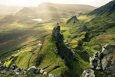 grüne Berge, Landschaft, Max Rive, Natur, Berge, HD-Hintergrundbild HD wallpaper