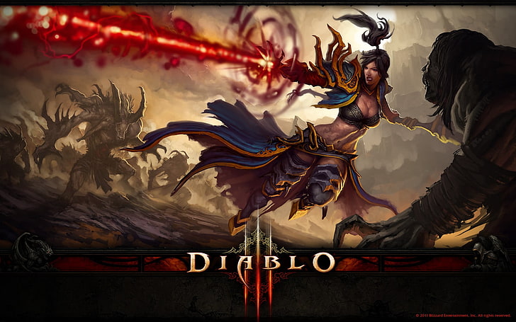 Papel de parede de Diablo, Diablo III, HD papel de parede