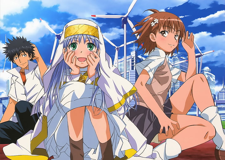 Anime, Toaru Majutsu inget index, ett visst magiskt index, HD tapet
