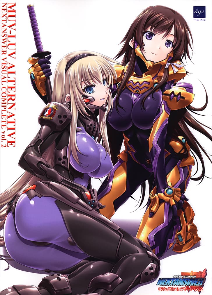 Takamura Yui, anime, Light Novel, armor, Muv-Luv Alternative: Total Eclipse,  HD wallpaper | Wallpaperbetter