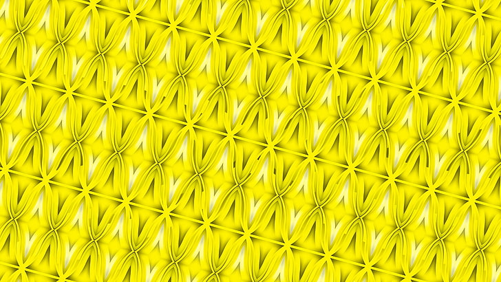 黄色、パターン、 HDデスクトップの壁紙