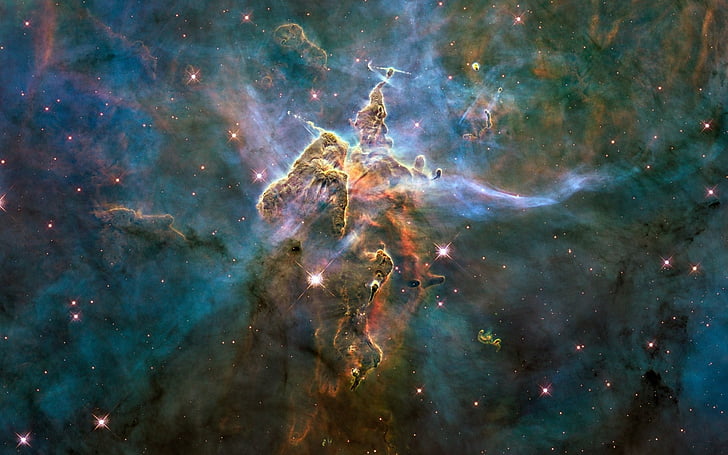 Science-Fiction, Nebel, Carina-Nebel, Hubble, NASA, HD-Hintergrundbild