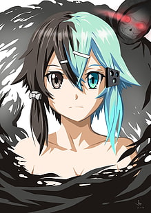 weibliche Anime Charakter Tapete, Schwert Art Online, Asada Shino, Gun Gale Online, Anime Mädchen, Twintails, Death Gun, HD-Hintergrundbild HD wallpaper
