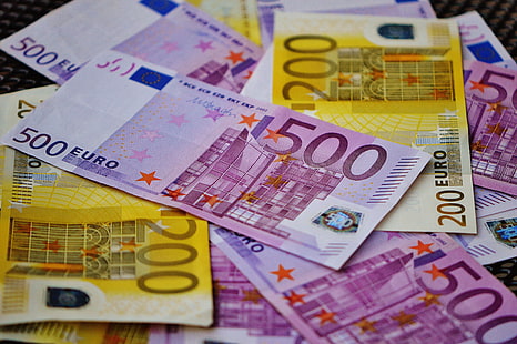500 Euro banknot, euro, para, banknot, HD masaüstü duvar kağıdı HD wallpaper