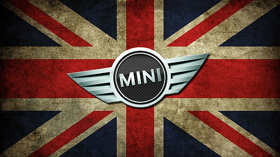 Mini, Mini Cooper, Flag, Union Jack, HD wallpaper HD wallpaper