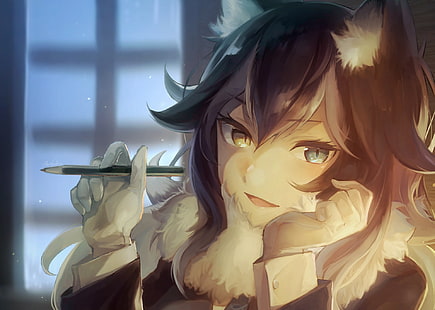 Anime, Kemono Friends, Grauer Wolf (Kemono Friends), HD-Hintergrundbild HD wallpaper