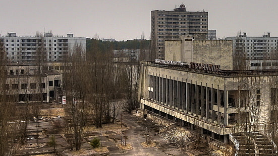apocalíptica destruição abandonada chernobyl pripyat, HD papel de parede HD wallpaper