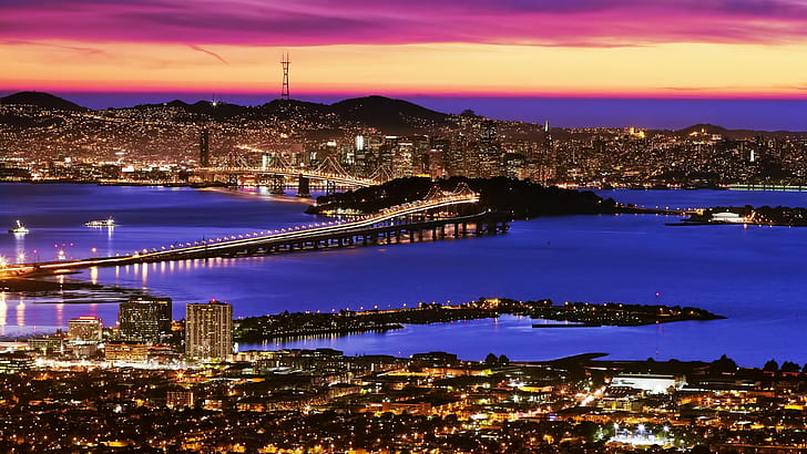 paysage, San Francisco, Fond d'écran HD